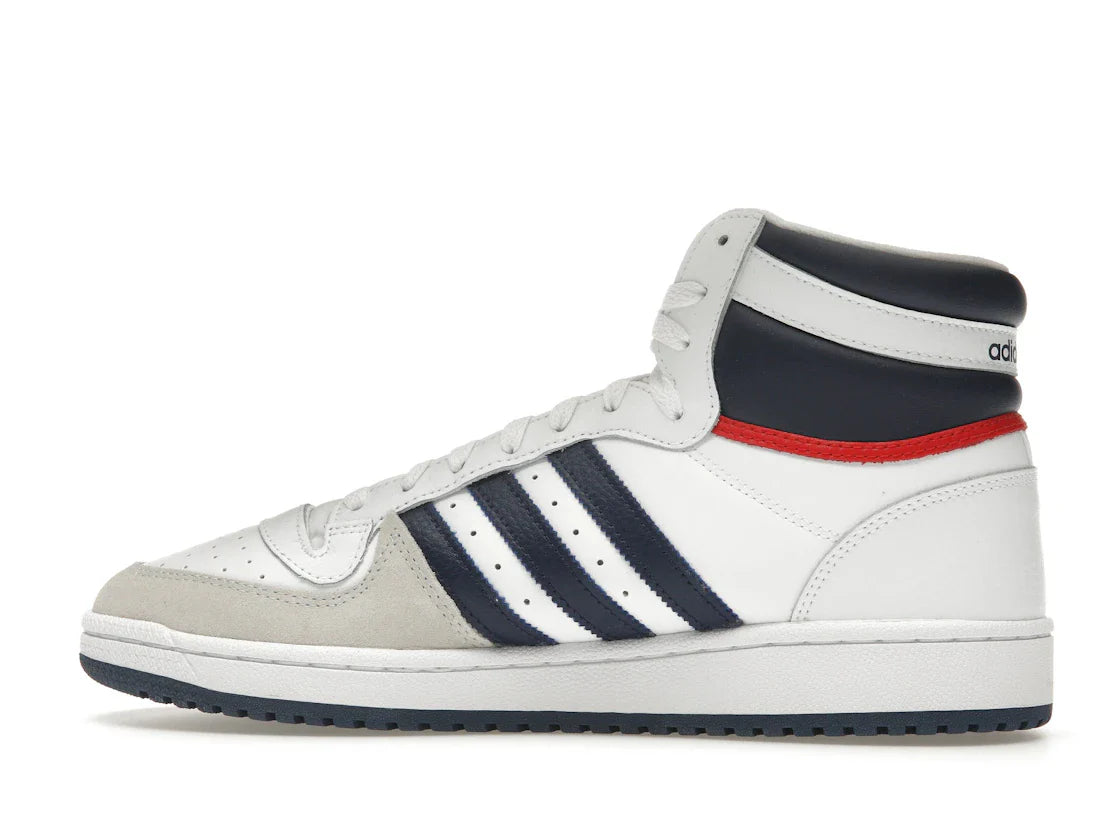 adidas Top Ten Hi Weiß Marineblau Rot