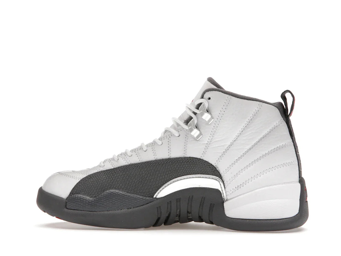 Jordan 12 Retro Weiß Dunkelgrau