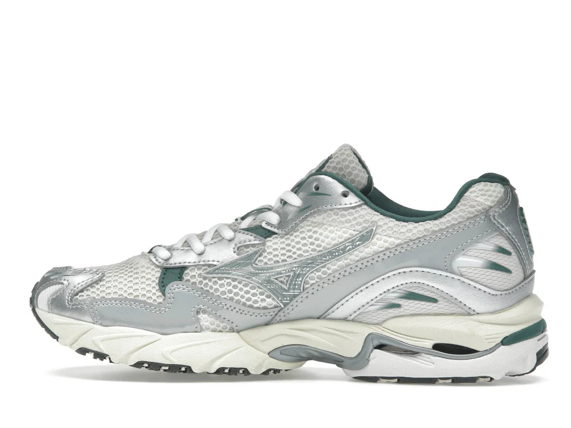 Mizuno Wave Rider 10 Weiß Schiefer Bistro Grün