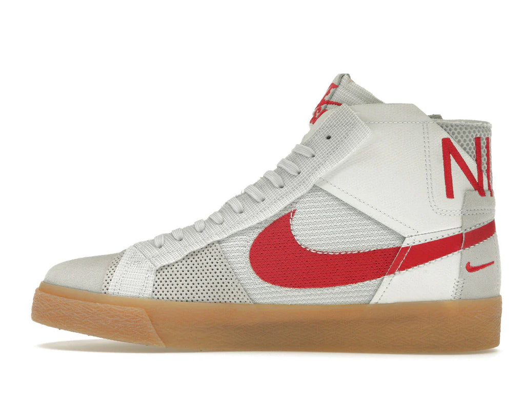 Nike SB Zoom Blazer Mid Premium Deconstructed White University Red Gum