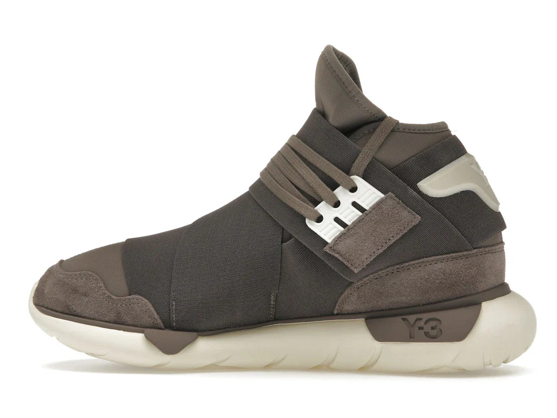 adidas Y-3 Qasa High Braun Creme Weiß
