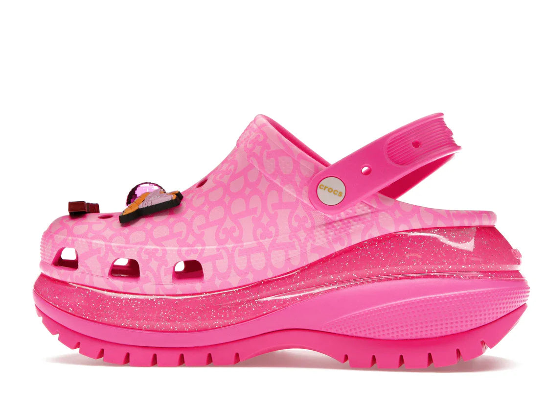 Crocs Classic Mega Crush Clog Barbie The Movie Electric Pink
