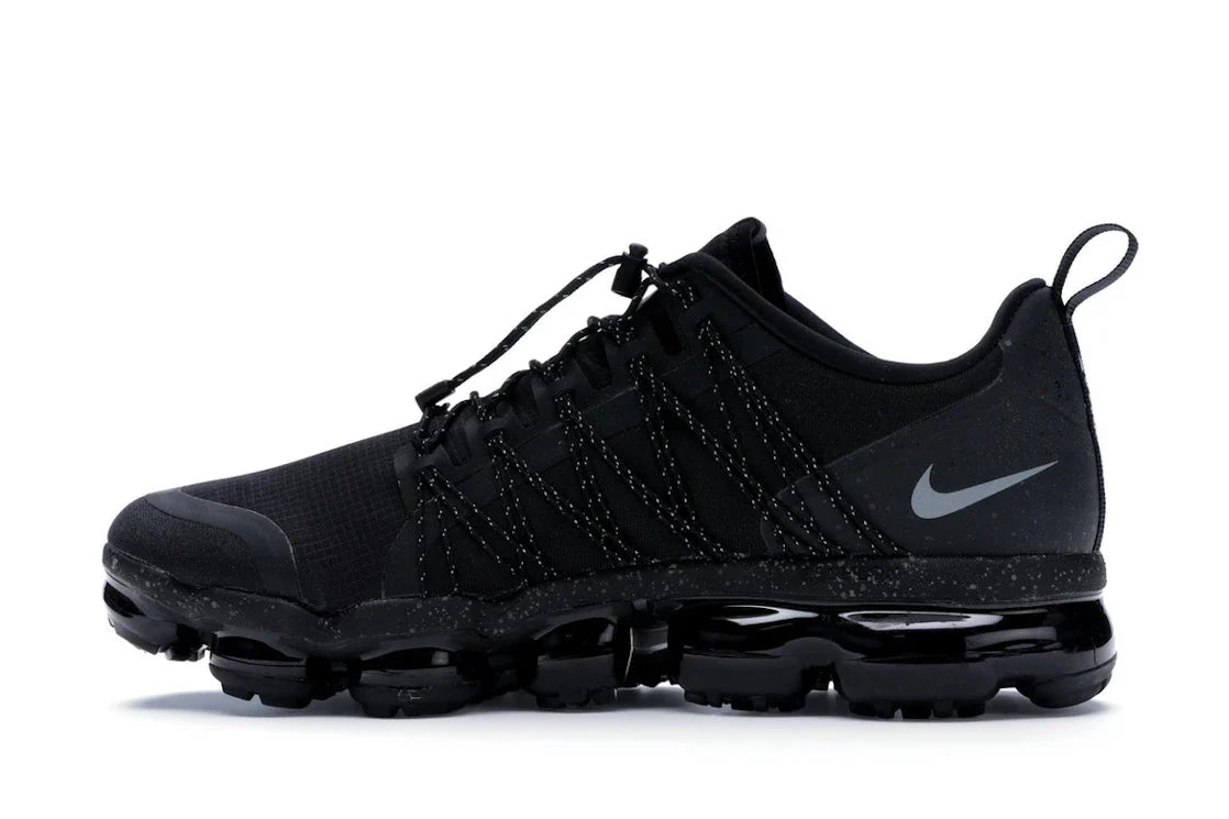 Nike Air VaporMax Run Utility Schwarz Reflektierendes Silber