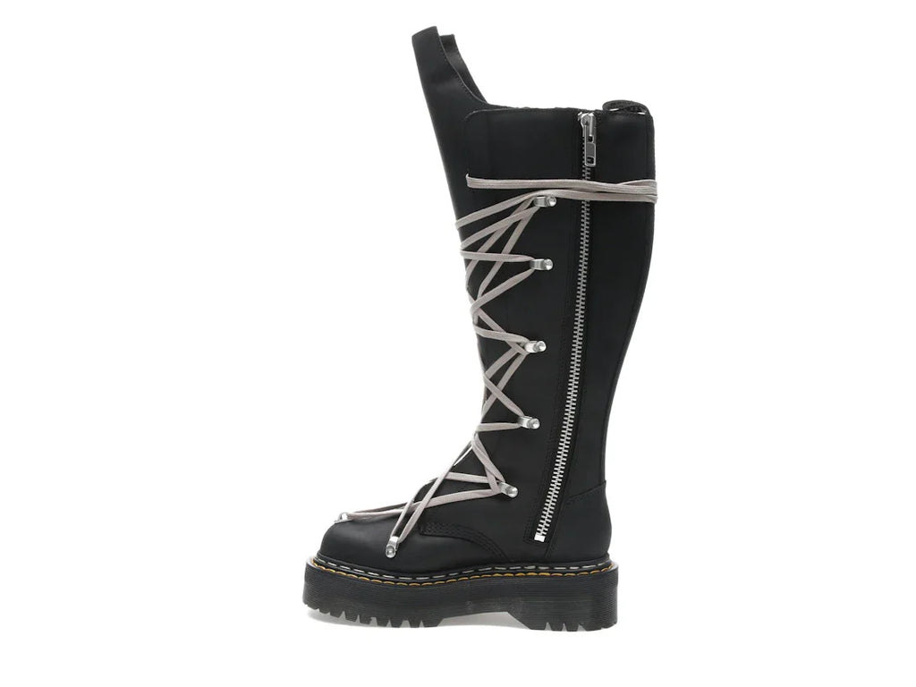 Dr. Martens 1460 DRKSHDW Quad Sole Pentalace Boot Rick Owens Schwarz