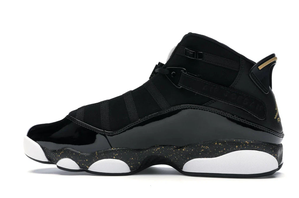 Jordan 6 Rings Schwarz Metallic Gold Weiß