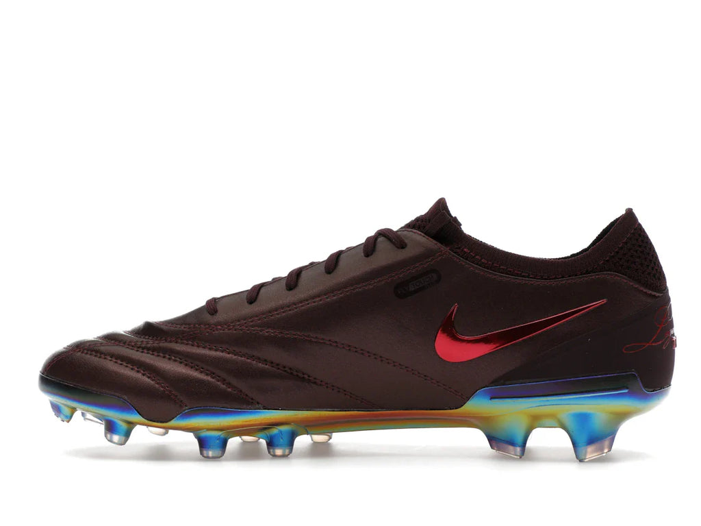 Nike Tiempo Legend 10 Elite Luxe FG Montebelluna Leder Portwein