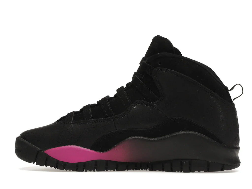 Jordan 10 Retro Schwarz Fuchsia Schwarz (GS)