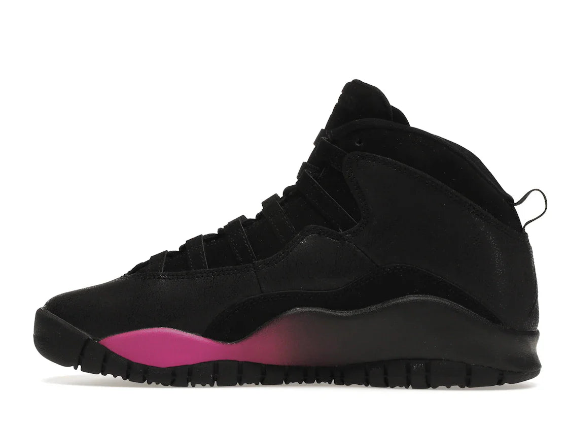 Jordan 10 Retro Schwarz Fuchsia Schwarz (GS)