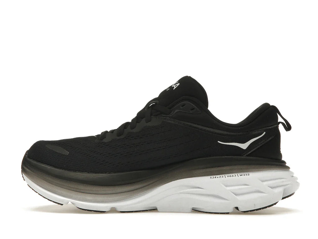 Hoka One One Bondi 8 Schwarz Weiß (Damen)