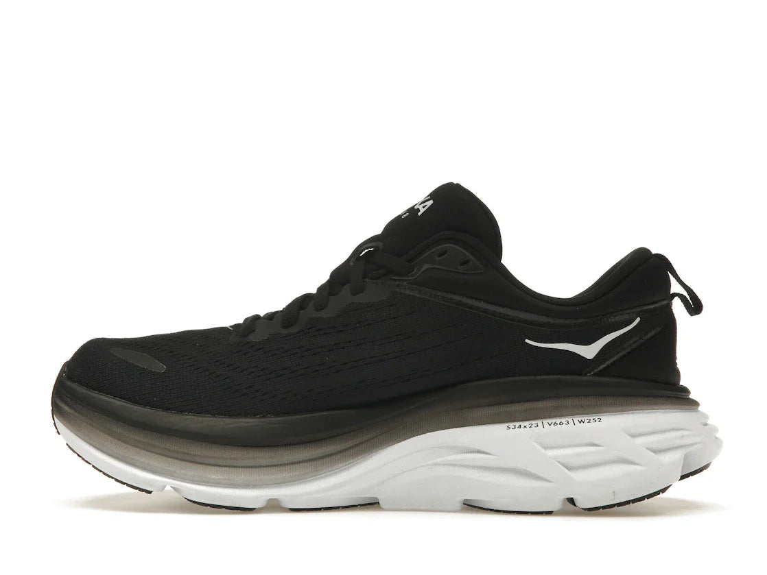 Hoka One One Bondi 8 Schwarz Weiß (Damen)
