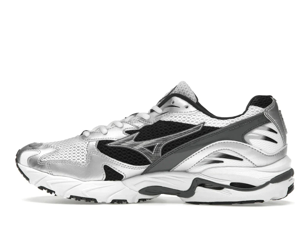 Mizuno Wave Rider 10 Weiß Silber Schwarz