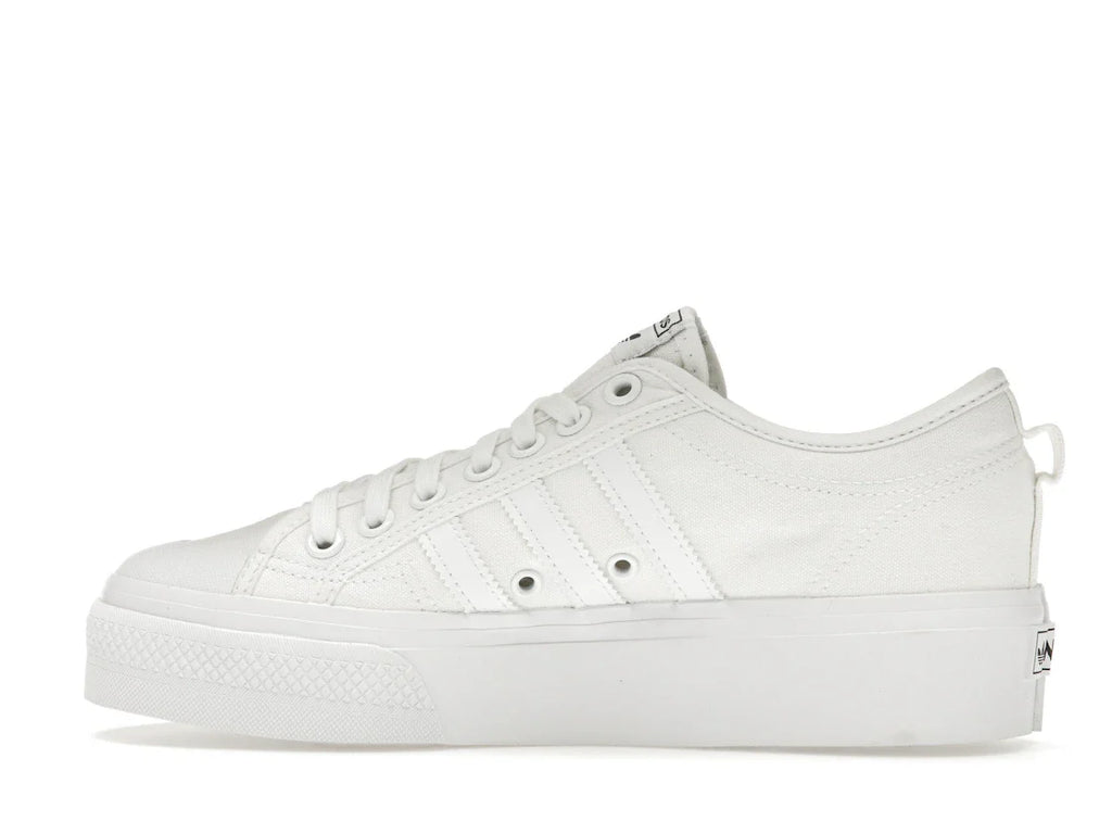 adidas Nizza Platform Triple White (Damen)