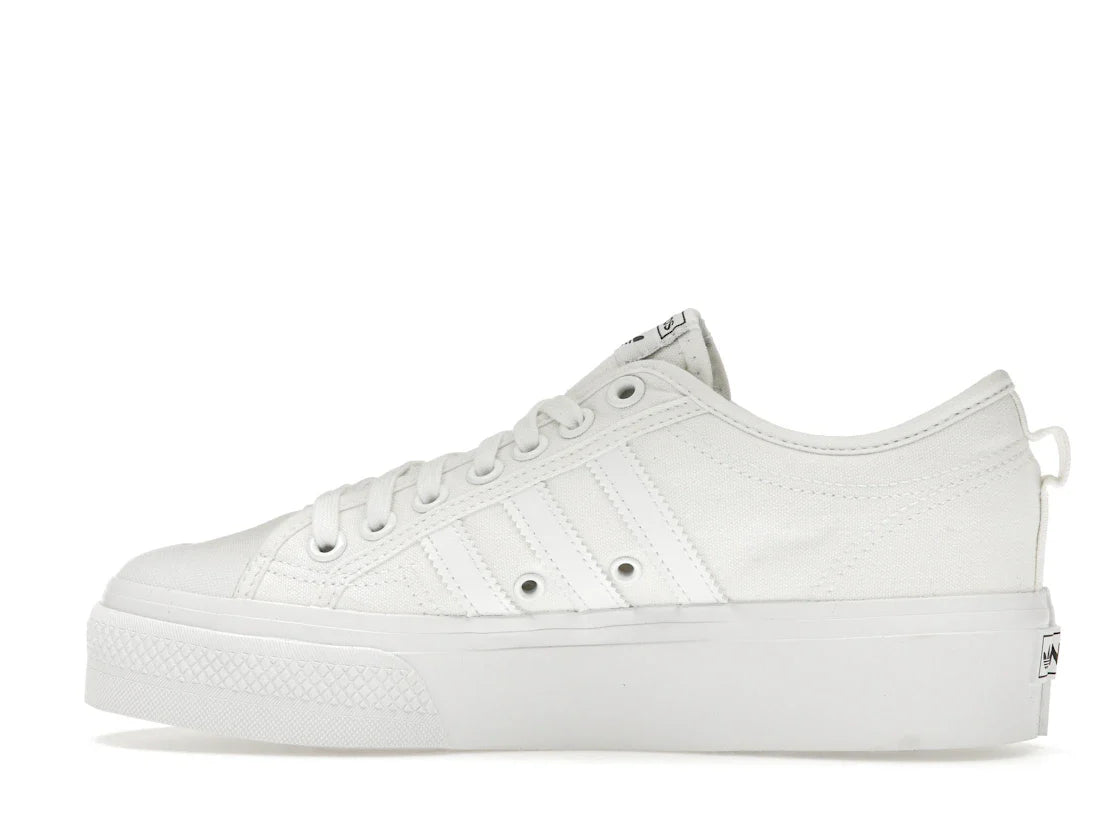 adidas Nizza Platform Triple White (Damen)