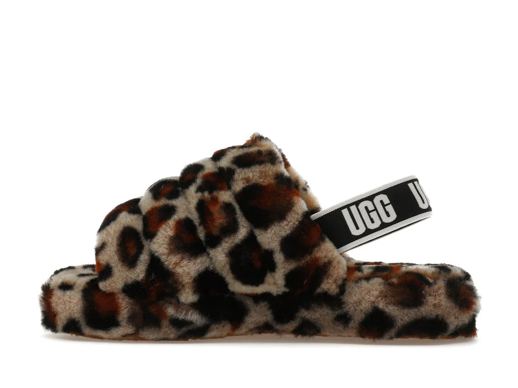 UGG Fluff Yeah Slide Leopard Amphora (Kinder)