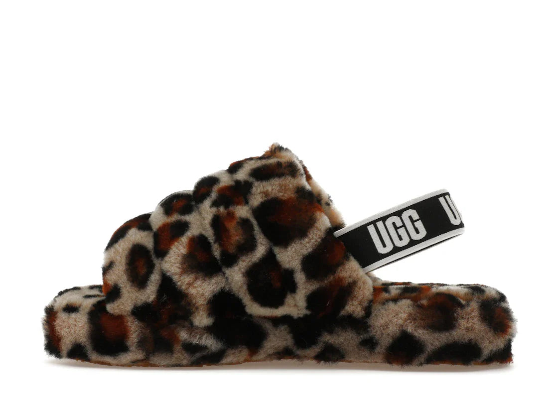 UGG Fluff Yeah Slide Leopard Amphora (Kinder)