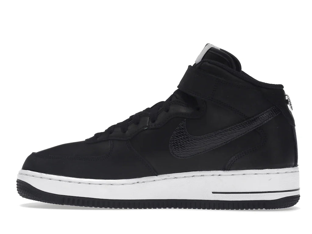 Nike Air Force 1 Mid Stussy Schwarz Weiß