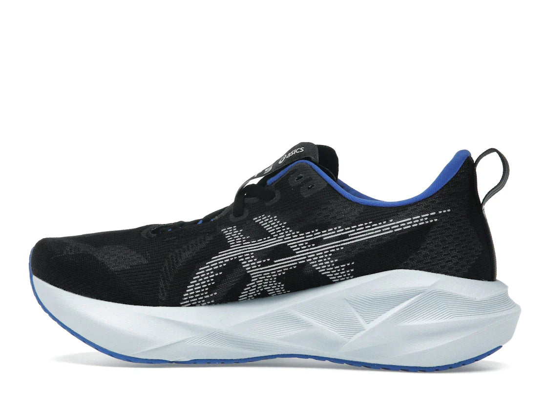 ASICS Novablast 5 Schwarz Weiß Blau