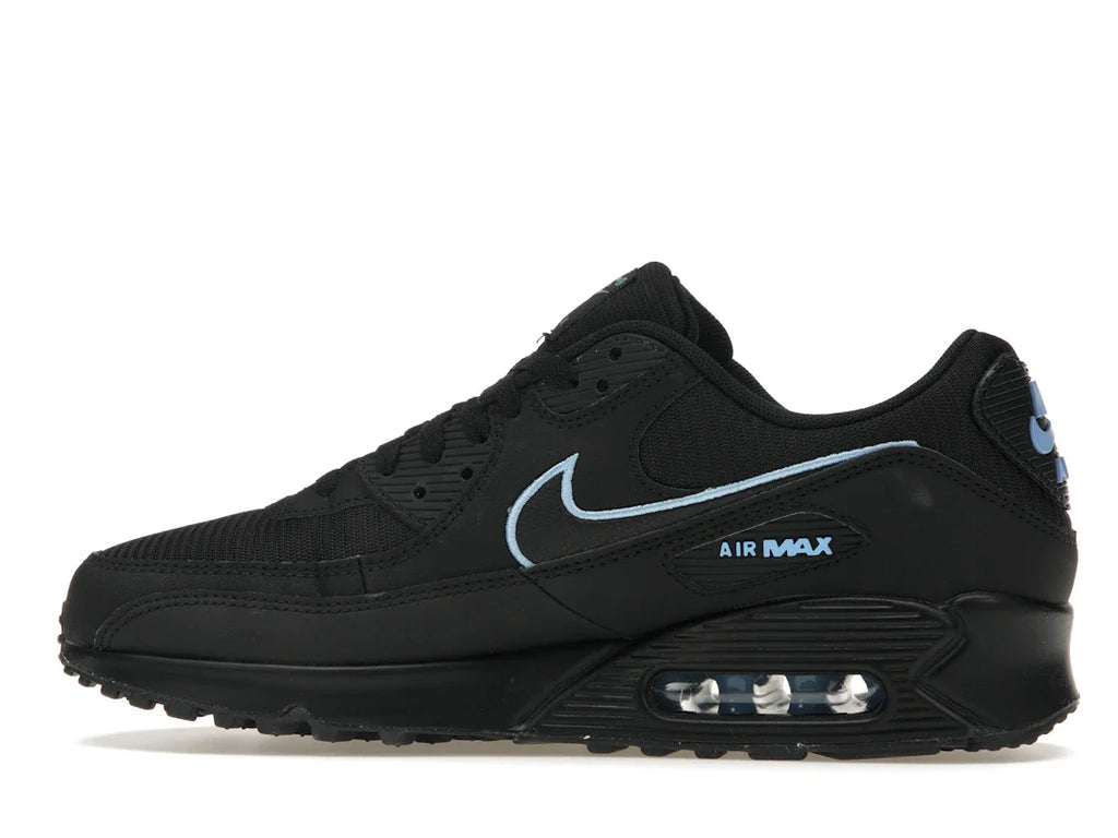 Nike Air Max 90 Schwarz Universitätsblau
