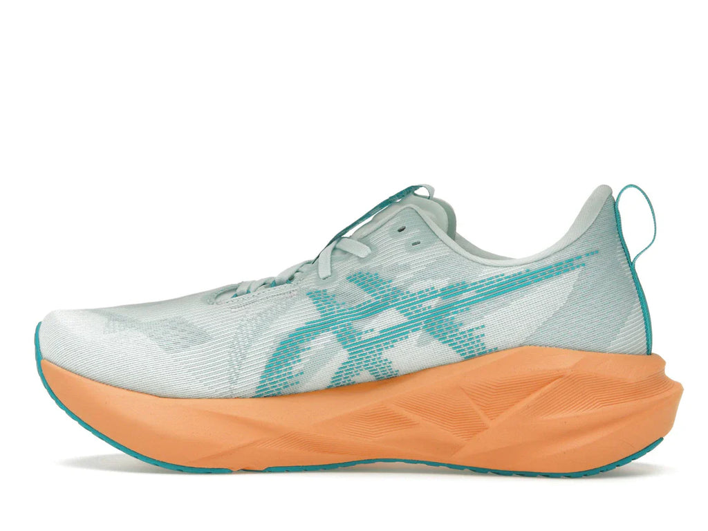 ASICS Novablast 5 Beruhigende Meereswellen-Türkis-Orange