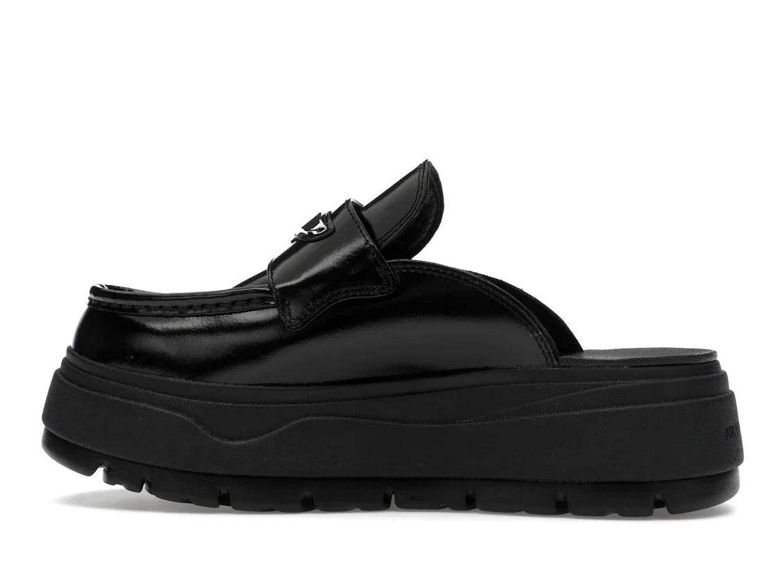 Jordan Mule Schwarz Metallic Silber (Damen)