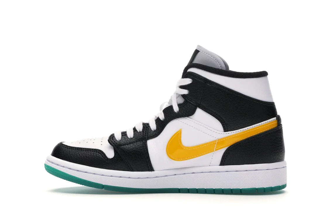 Jordan 1 Mid Alternate Swooshes Rot Gelb (Damen)