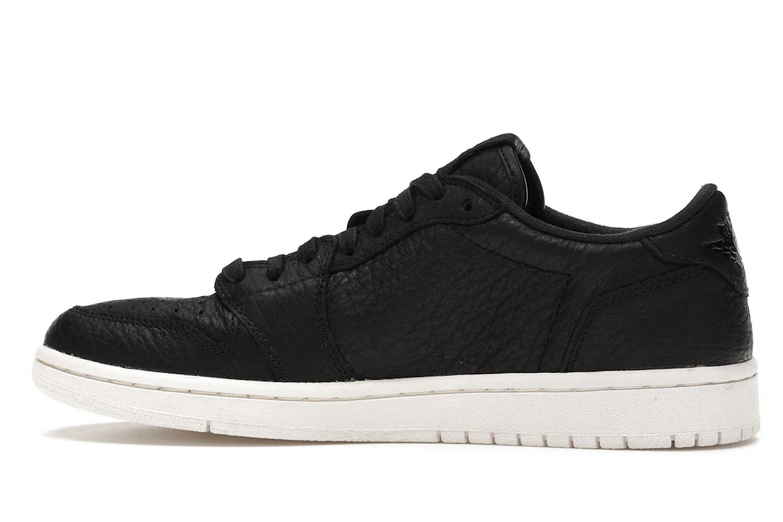 Jordan 1 Retro Low Swooshless Schwarz (2016)