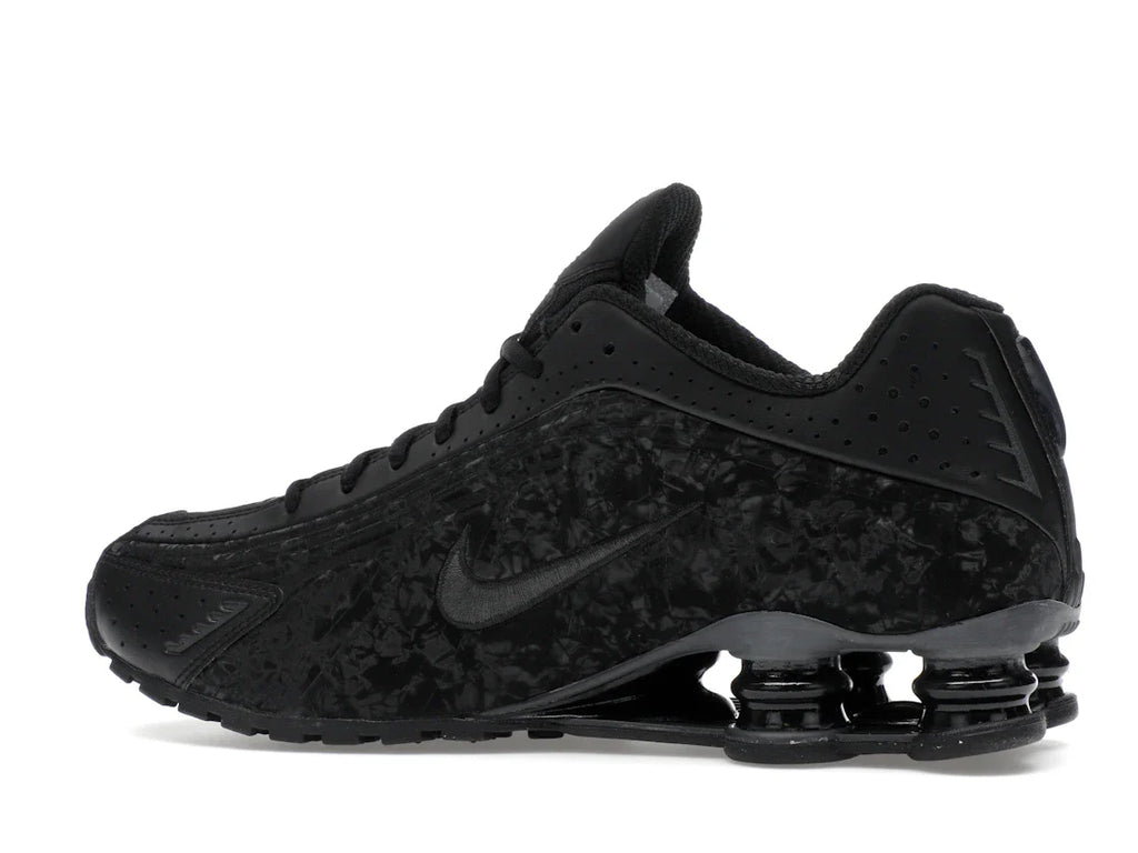 Nike Shox R4 Schwarz mit Blumenmuster (Damen)