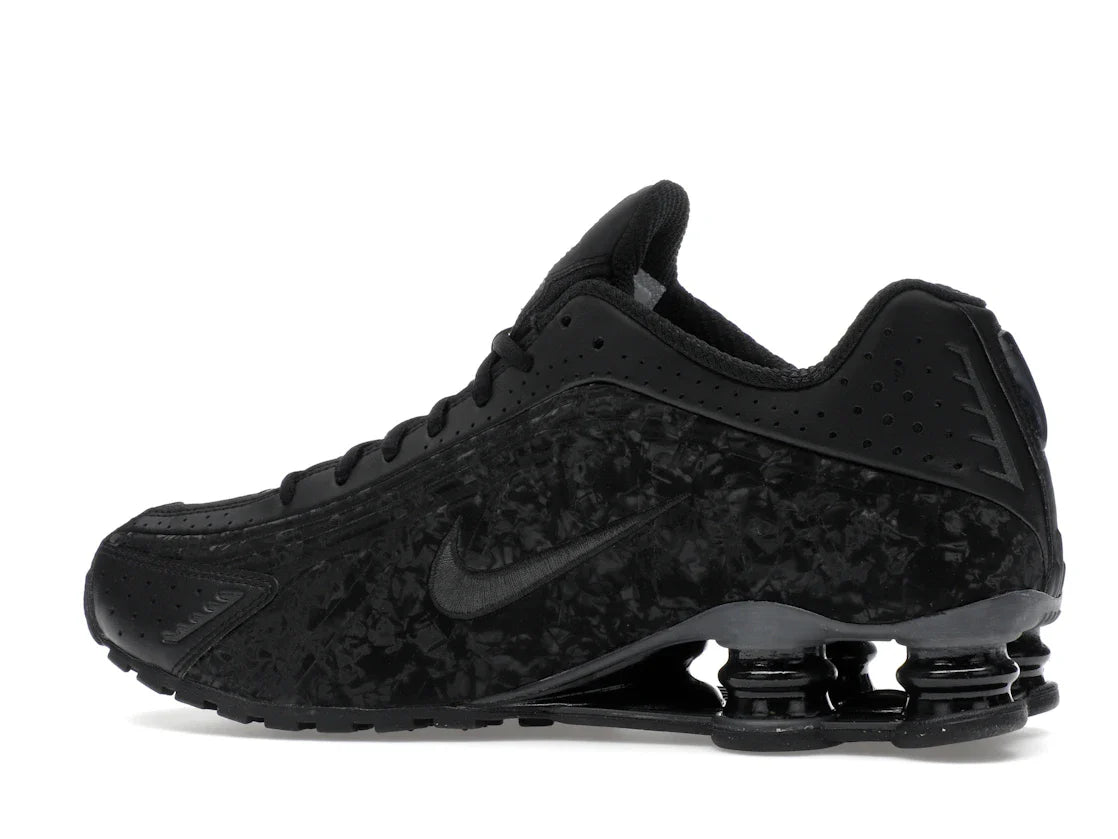 Nike Shox R4 Schwarz mit Blumenmuster (Damen)