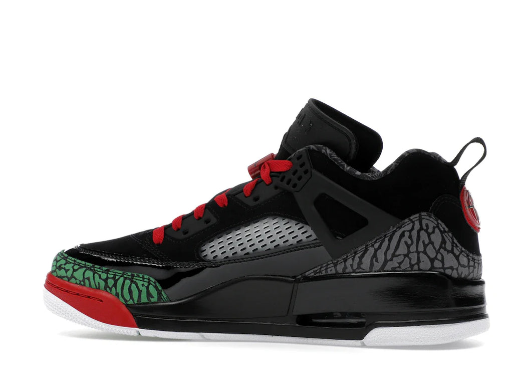 Jordan Spizike Low Schwarz Klassisch Grün Weiß Varsity Rot