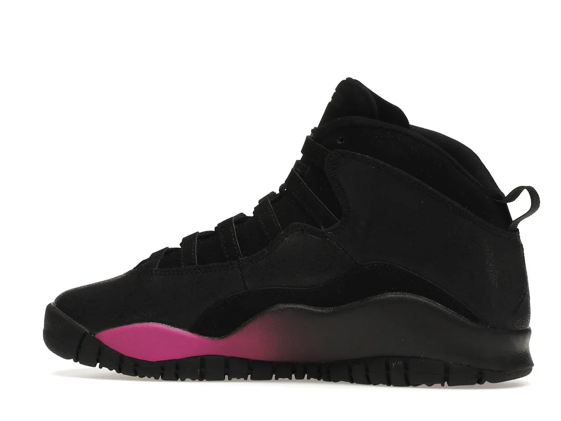 Jordan 10 Retro Schwarz Fuchsia Schwarz (GS)