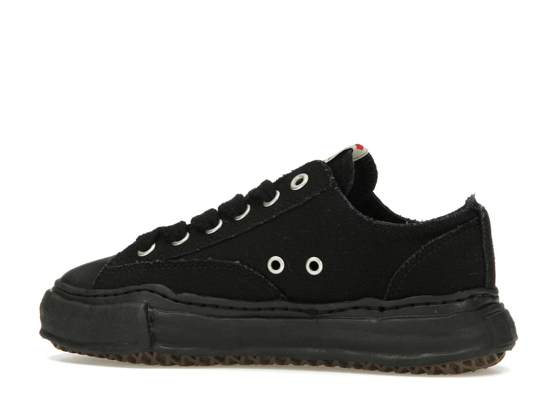 Maison Mihara Yasuhiro Peterson OG Sole Canvas Low Schwarz Schwarz
