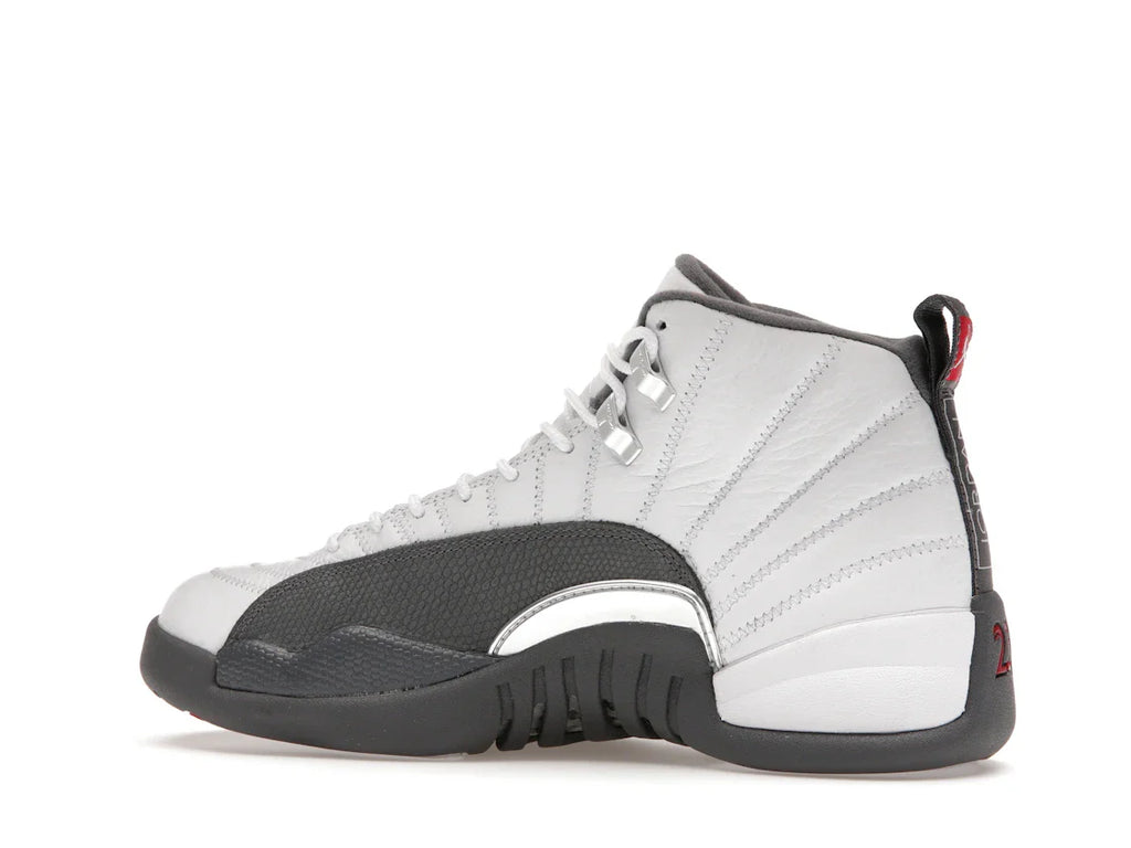 Jordan 12 Retro Weiß Dunkelgrau