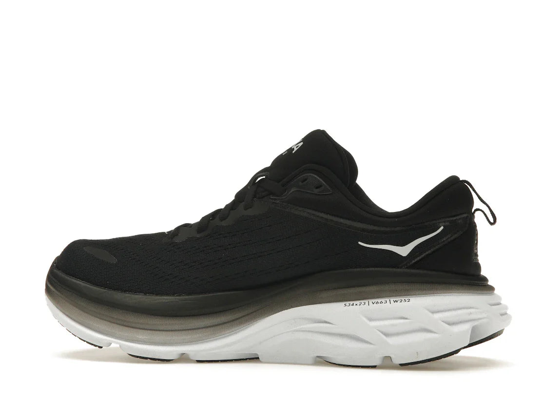 Hoka One One Bondi 8 Schwarz Weiß (Damen)