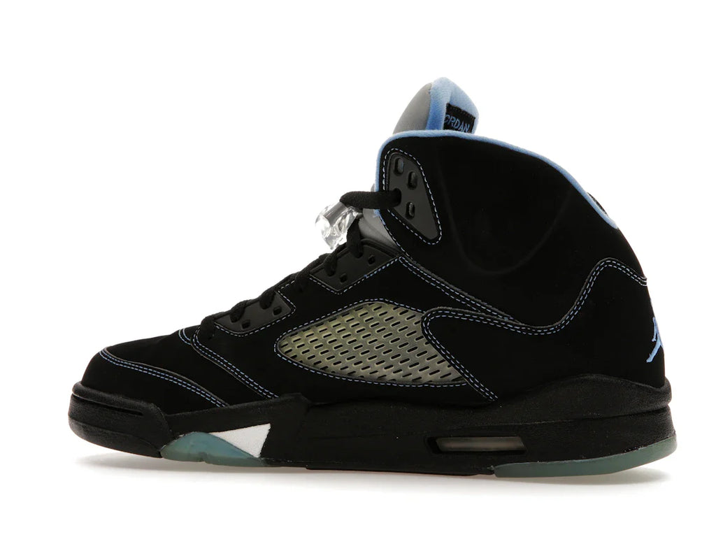 Jordan 5 Retro Schwarz/University Blue