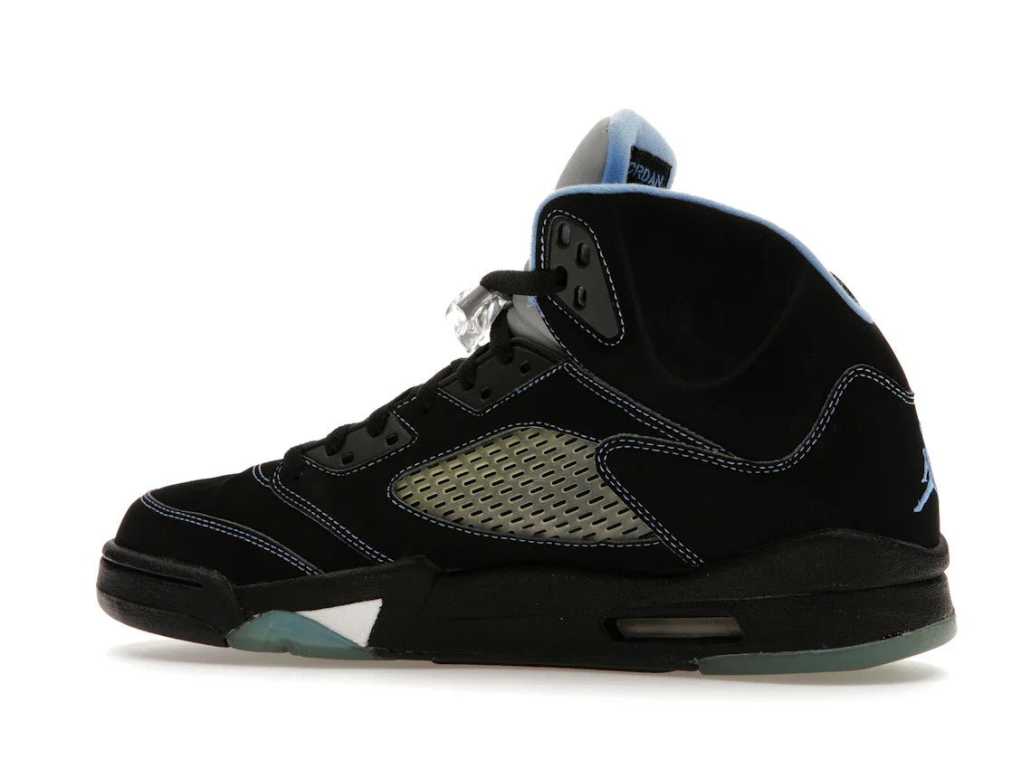 Jordan 5 Retro Schwarz/University Blue