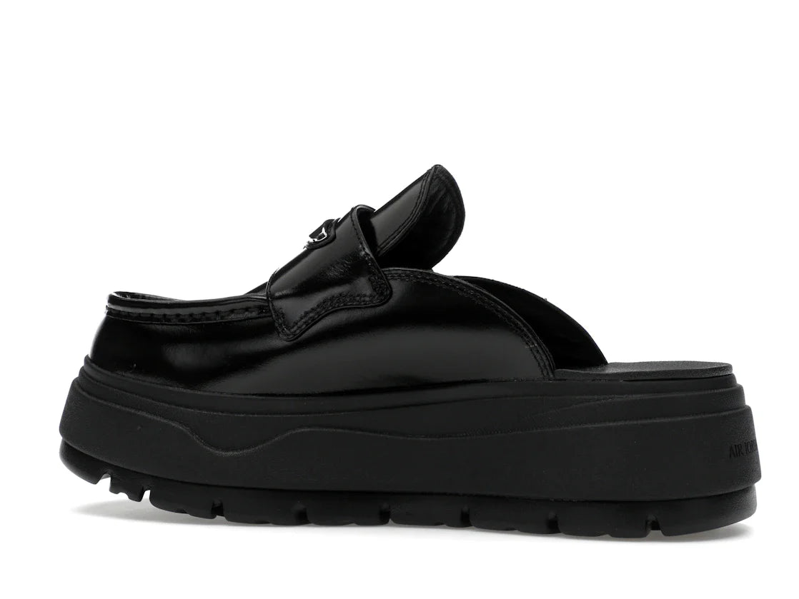 Jordan Mule Schwarz Metallic Silber (Damen)