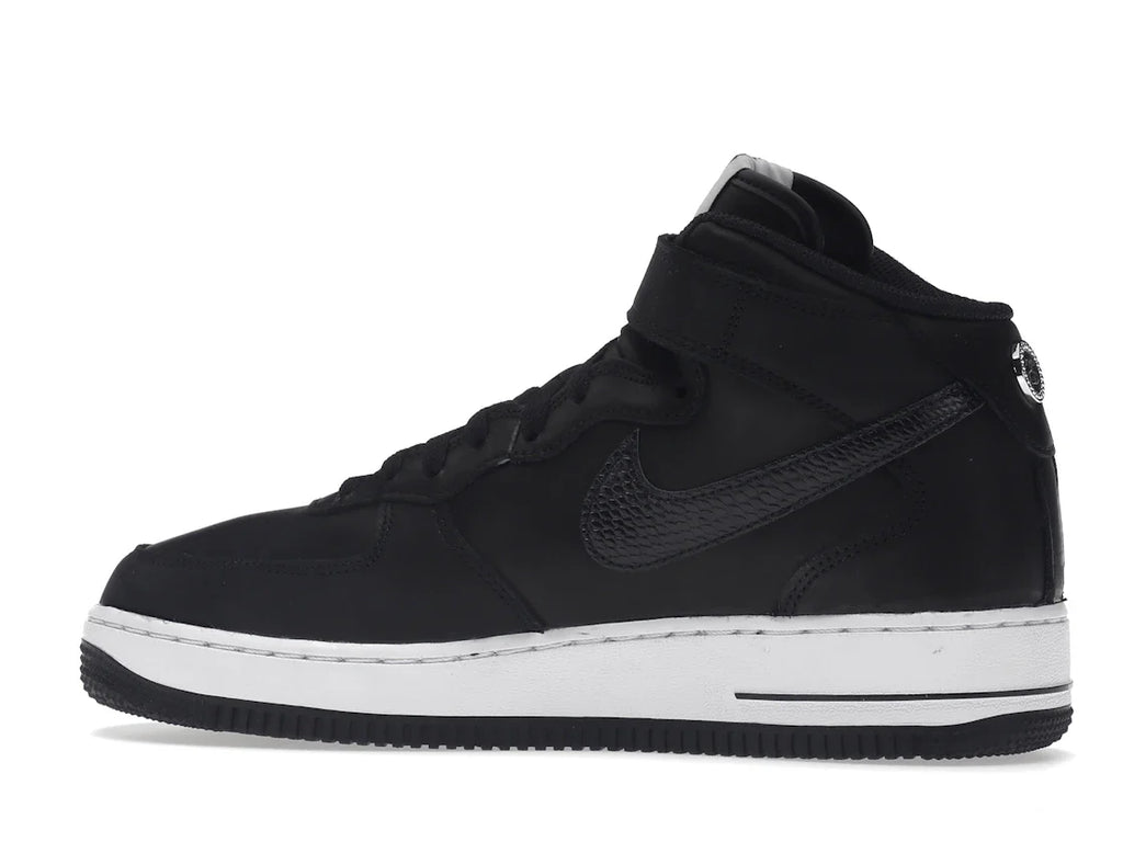 Nike Air Force 1 Mid Stussy Schwarz Weiß