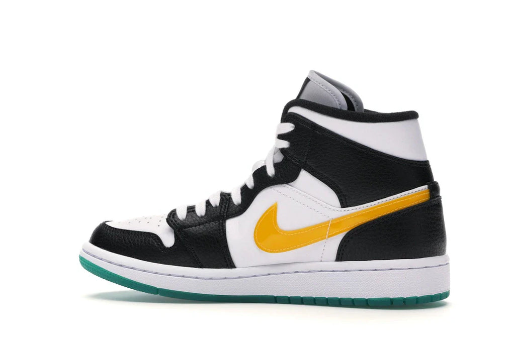 Jordan 1 Mid Alternate Swooshes Rot Gelb (Damen)