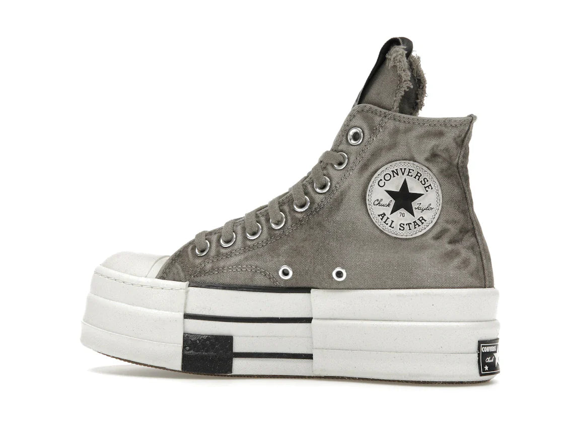 Converse DBL DRKSTAR Chuck Taylor All Star 70 Hi Rick Owens DRKSHDW Overdye Concrete
