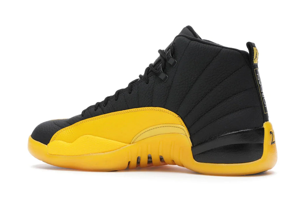 Jordan 12 Retro Schwarz Universitätsgold