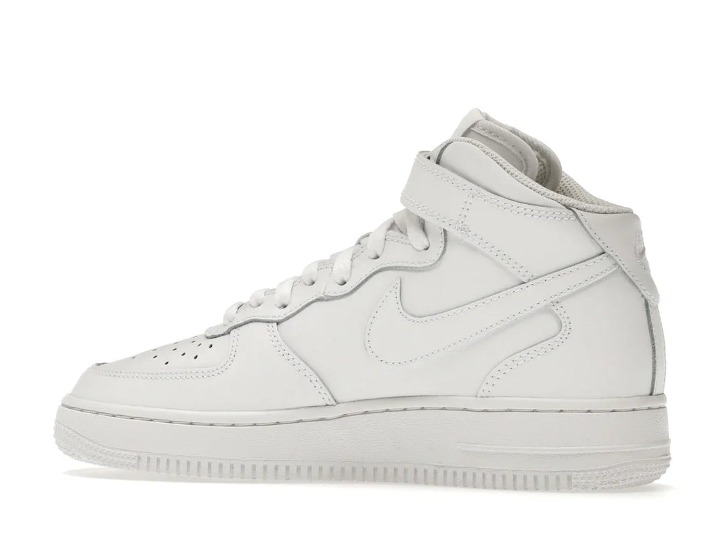 Nike Air Force 1 Mid LE Triple White (GS)