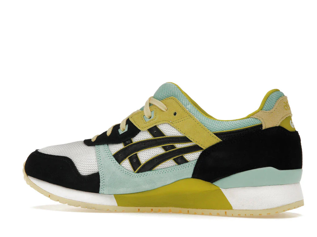ASICS Gel-Lyte III OG Weiß Schwarz Moosgrün Blau
