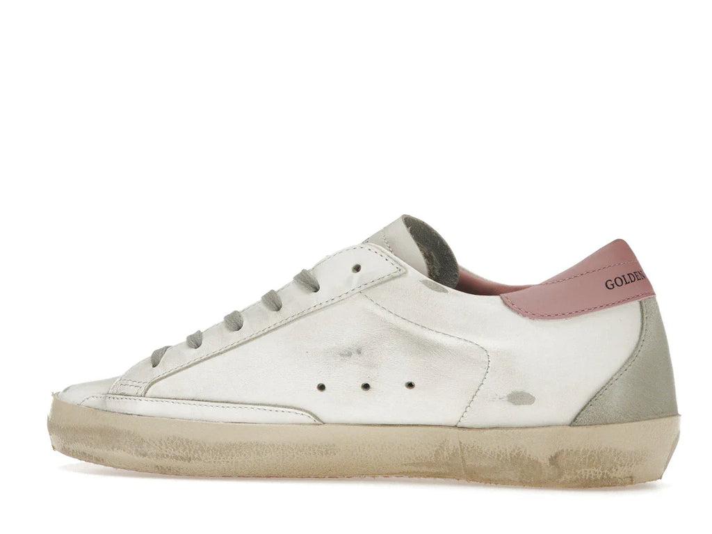 Golden Goose Super-Star Weiß Hellrosa (Damen)