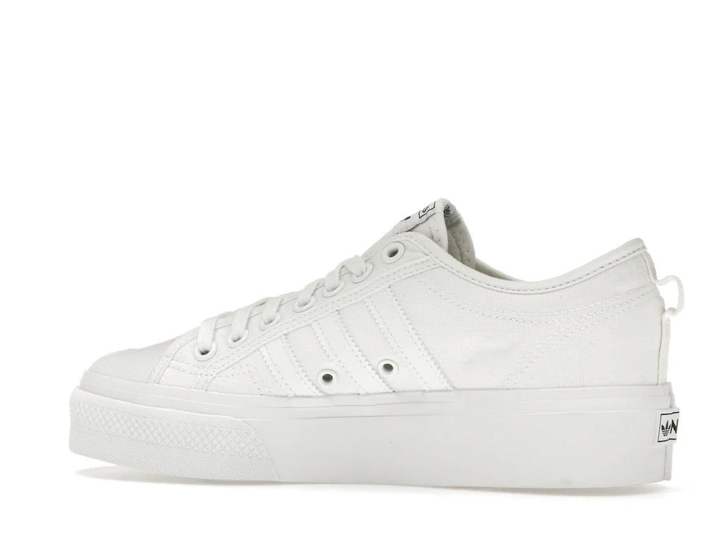 adidas Nizza Platform Triple White (Damen)