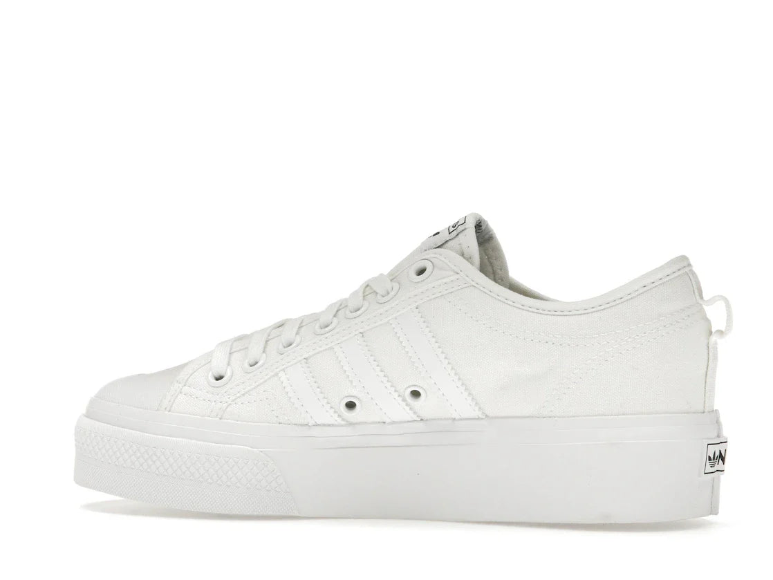 adidas Nizza Platform Triple White (Damen)
