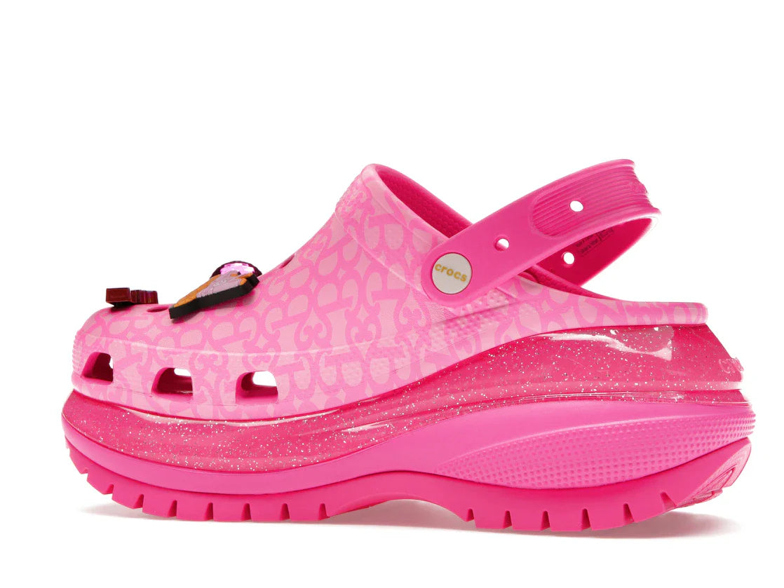 Crocs Classic Mega Crush Clog Barbie The Movie Electric Pink