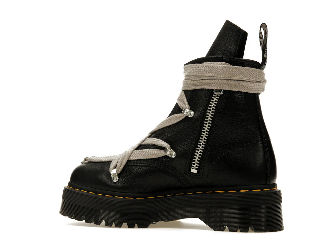 Dr. Martens 1460 Quad Ledersohle Pentagramm-Schnürstiefel Rick Owens Schwarz