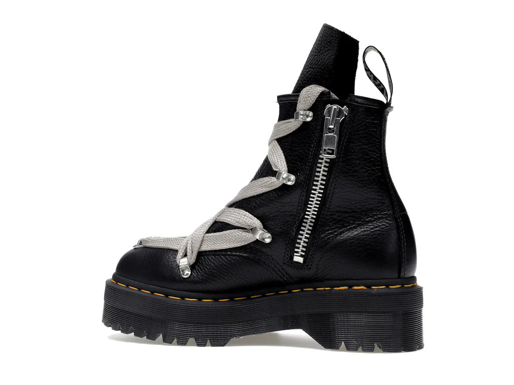 Dr. Martens 1460 Quad Ledersohle Pentagramm Jumbo Schnürstiefel Rick Owens Schwarz