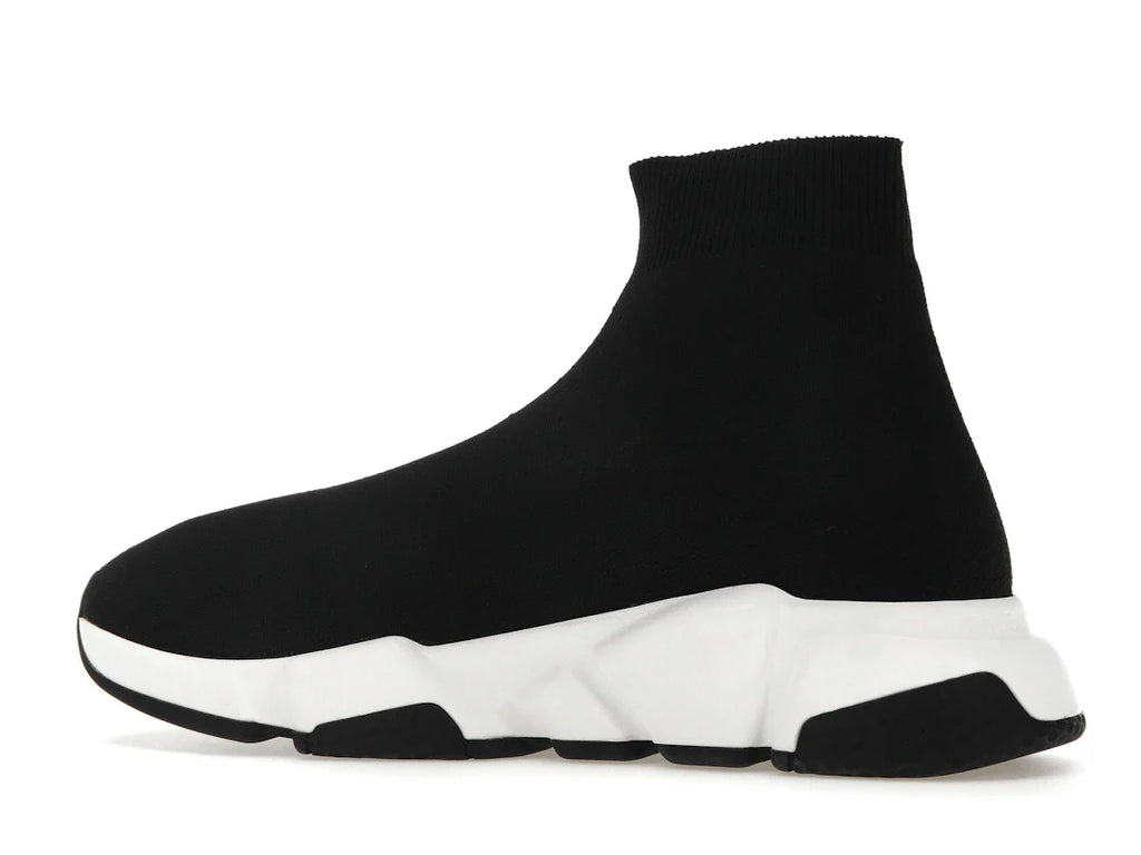 Balenciaga Speed Graffiti Sneaker Weiß Schwarzes Logo (Damen)