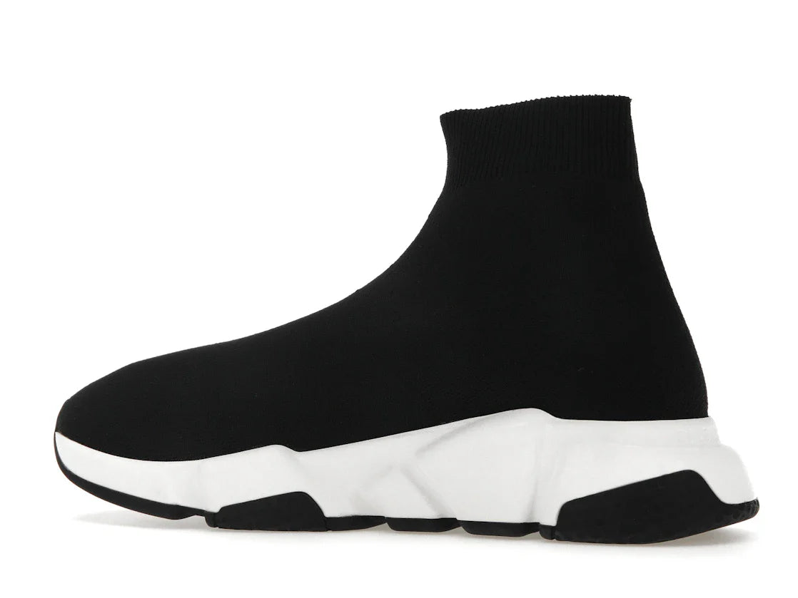 Balenciaga Speed Graffiti Sneaker Weiß Schwarzes Logo (Damen)